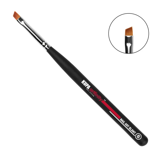 kupa-artfinity-nail-art-slant-brush-6-pinceau-biseaut-n-6-pour-nail-art-acryliqu image 1