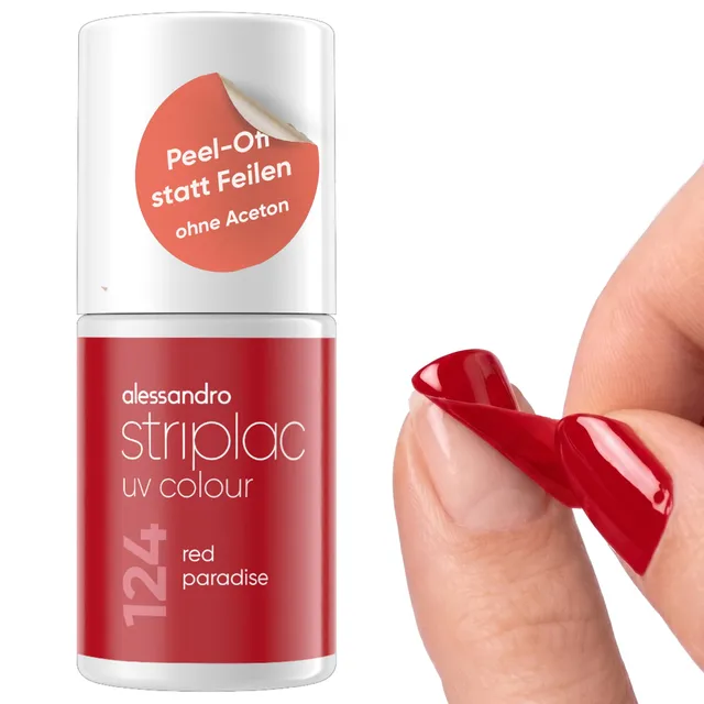 alessandro-striplac-red-paradise-vernis-uv-rouge-peel-off-tenue-jusqu-15-jours-v image 1