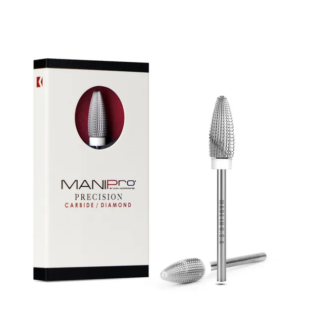 kupa-manipro-carbide-typhoon-fine-embout-fraise-unidirectionnel-argent-3-32-pour image 1