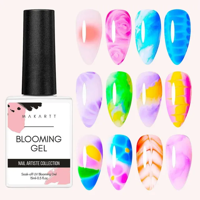 makartt-blooming-gel-polish-15ml-gel-effet-fleuri-aquarelle-pour-nail-art-marbre image 1