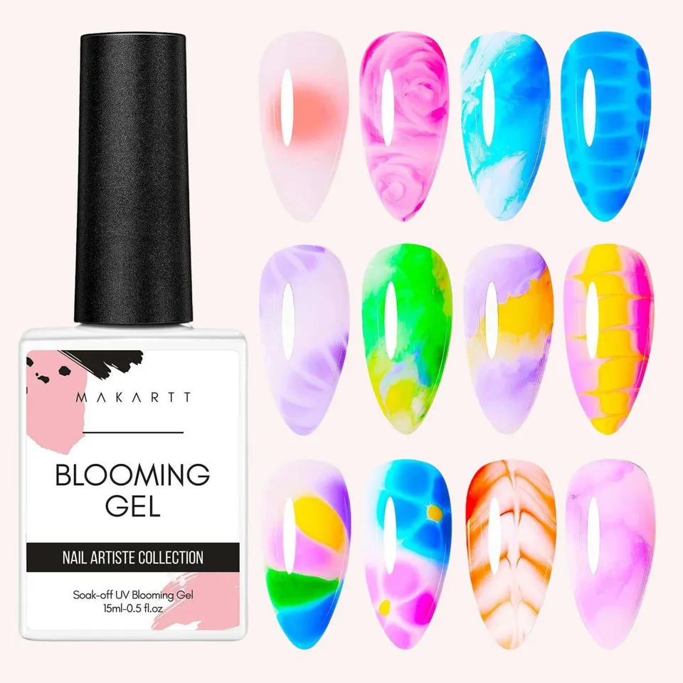 makartt-blooming-gel-polish-15ml-gel-effet-fleuri-aquarelle-pour-nail-art-marbre image 1