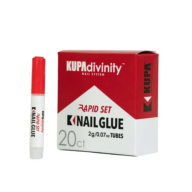 kupa-divinity-rapid-set-nail-glue-colle-ongles-s-chage-rapide-2-g-lot-de-20-tube image 1