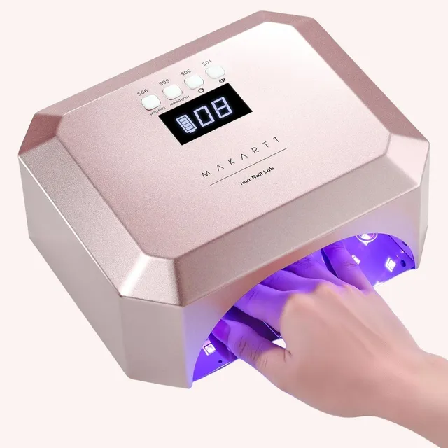 makartt-rose-pink-30w-uv-led-nail-lamp-lampe-ongles-rose-rechargeable-sans-fil image 1