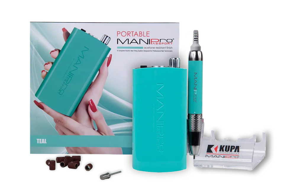 kupa-manipro-passport-avec-kp-55-teal-ponceuse-lectrique-ongles-portable-sans-fi image 1