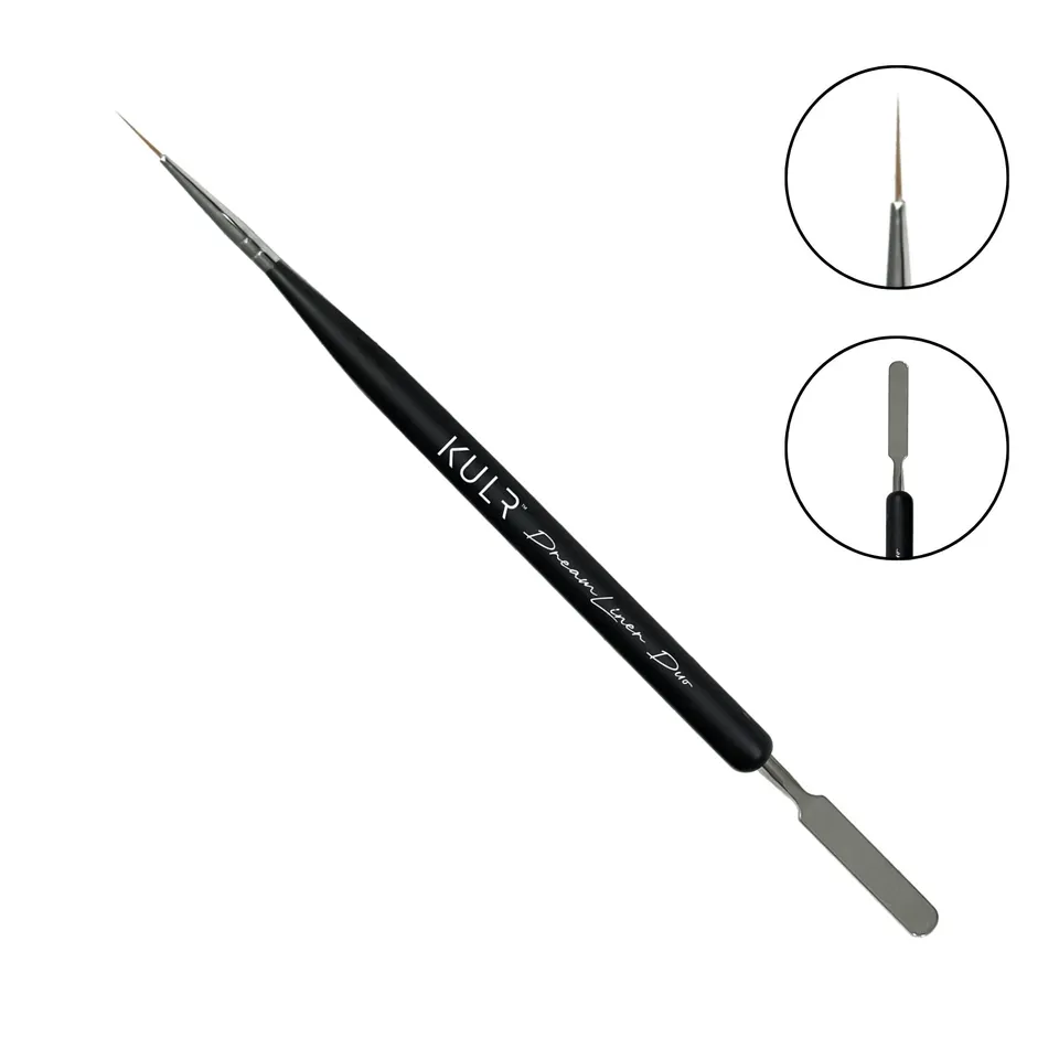 kupa-kulr-dream-liner-duo-brush-pinceau-liner-double-extr-mit-avec-spatule-pour- image 1