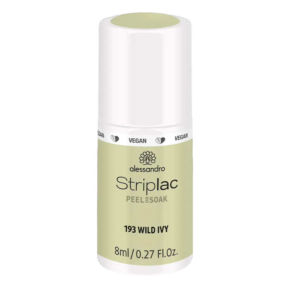 alessandro-striplac-wild-ivy-8-ml-vernis-ongles-uv-vert-clair-peel-off-vegan-ten image 1