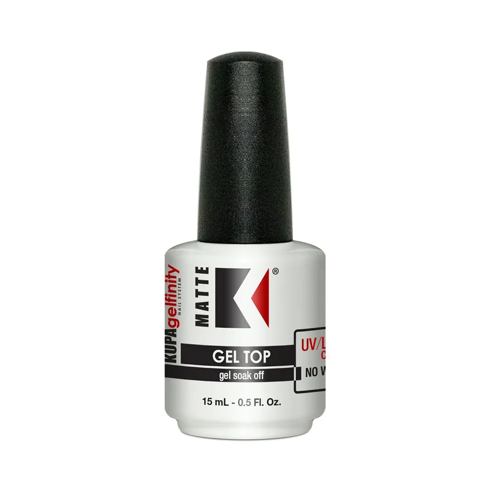 kupa-gelfinity-gel-topcoat-matte-top-coat-mat-soak-off-sans-essuyage-flacon-0-5- image 1