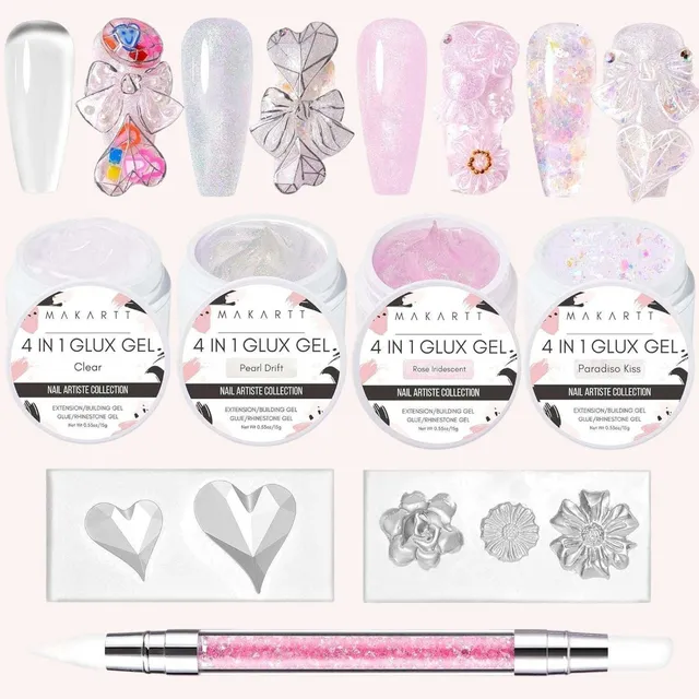 makartt-kit-gel-3d-nail-art-gel-de-sculpture-color-pour-d-corations-nail-art-en- image 1