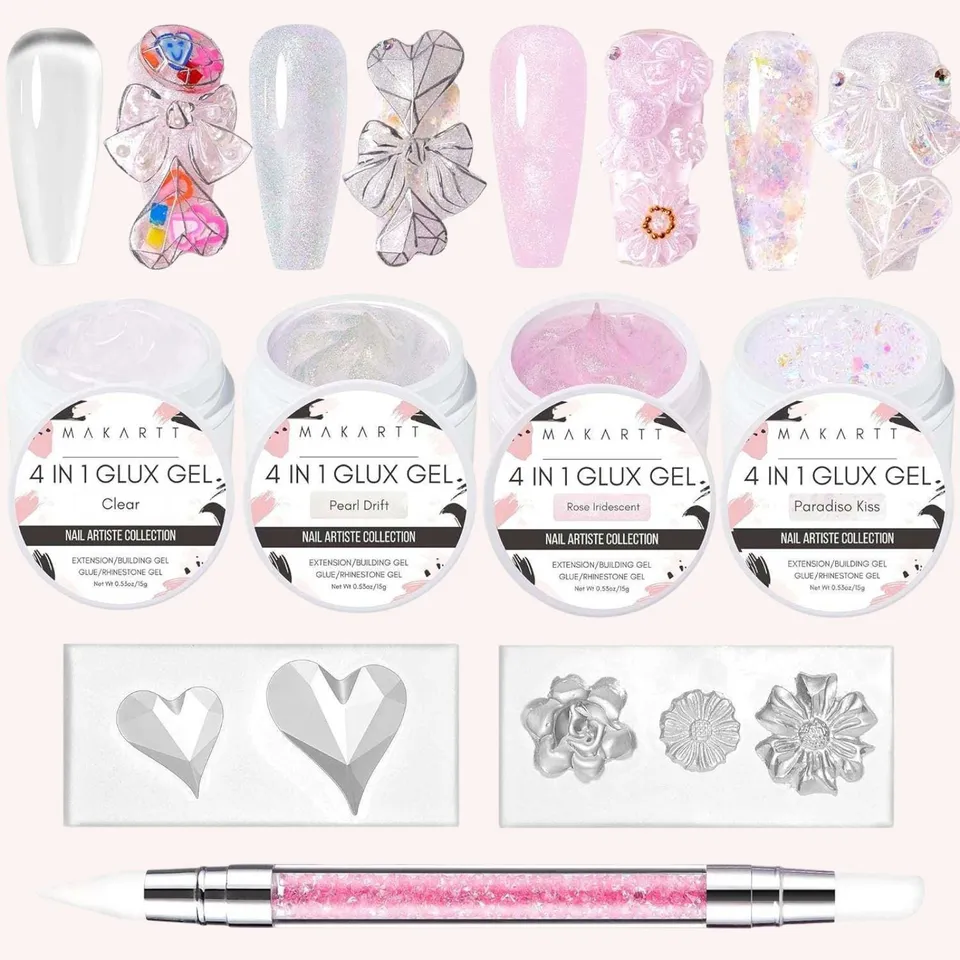 makartt-kit-gel-3d-nail-art-gel-de-sculpture-color-pour-d-corations-nail-art-en- image 1