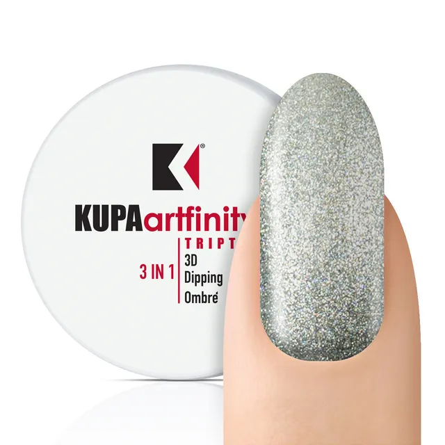 kupa-artfinity-triptych-madame-bejeweled-poudre-acrylique-color-e-m-tallis-e-nac image 1