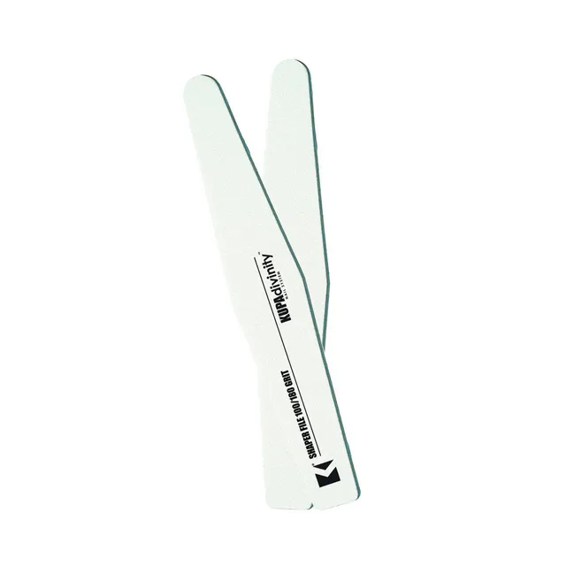 kupa-divinity-shaper-file-100-180-lime-ongles-double-grain-blanche-anti-traces image 1