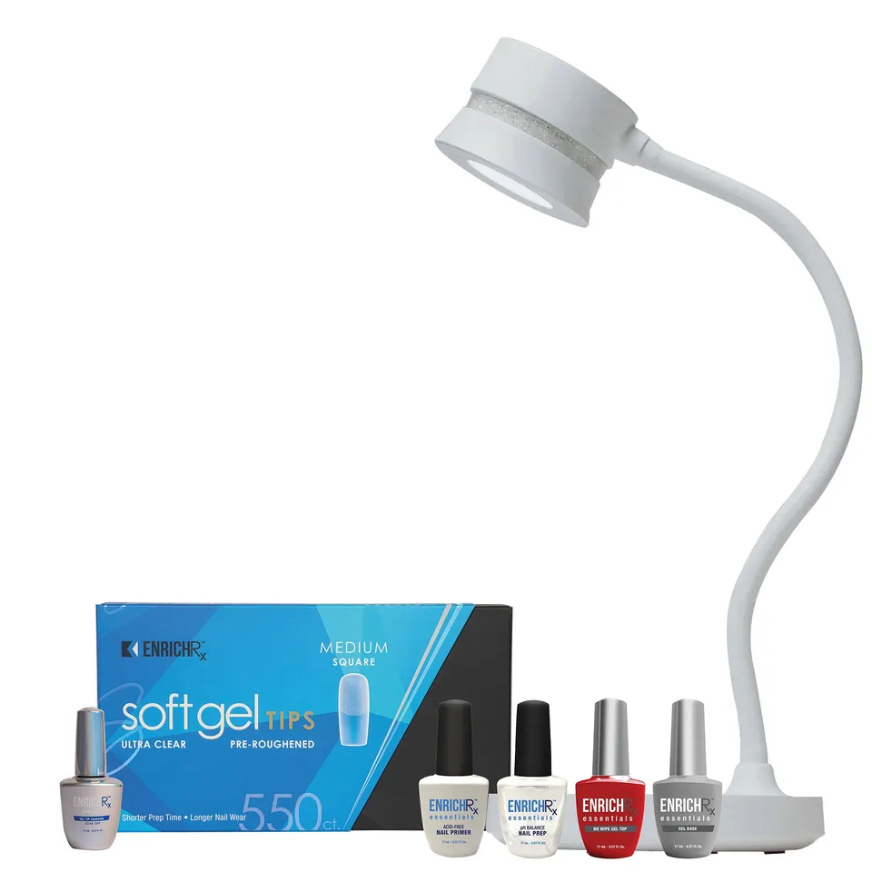 kupa-manipro-glo-duet-white-lampe-led-uv-de-table-2-en-1-avec-kit-essentials-et- image 1