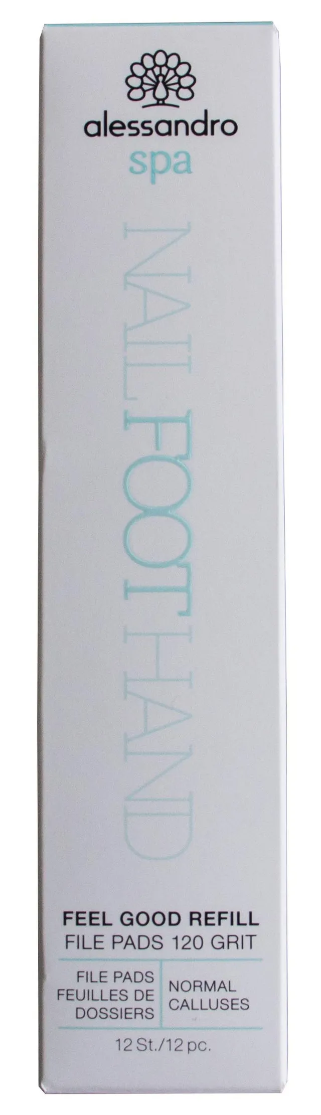 alessandro-spa-feel-good-recharge-12-feuilles-de-lime-callosit-s-jetables-120-gr image 1