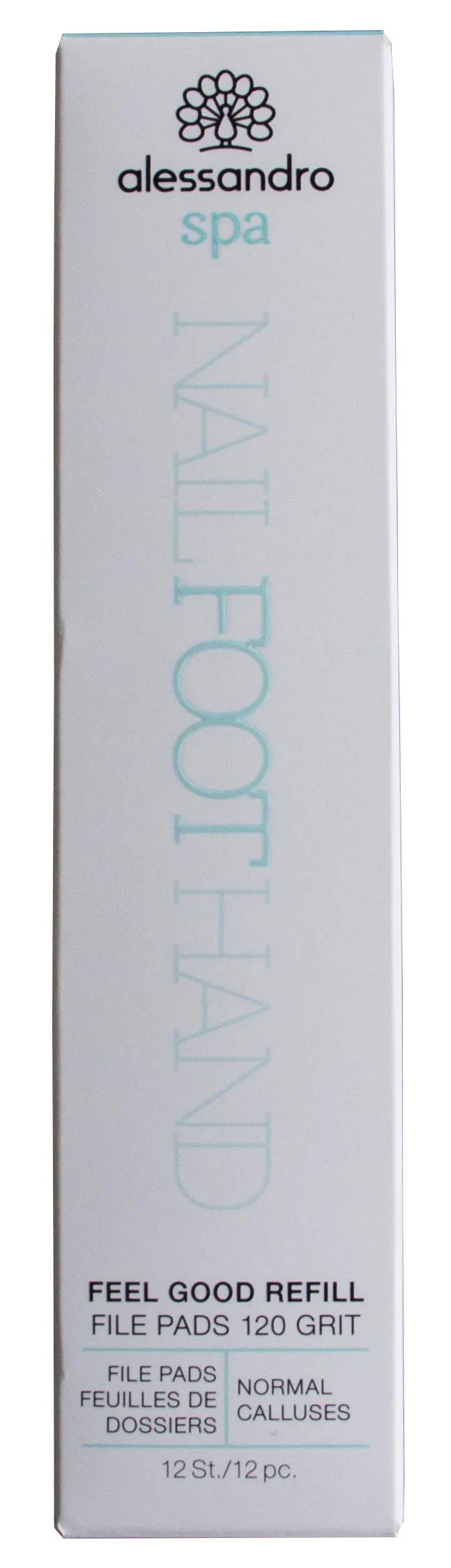 alessandro-spa-feel-good-recharge-12-feuilles-de-lime-callosit-s-jetables-120-gr image 1