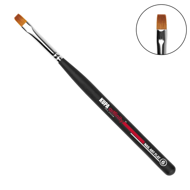 kupa-artfinity-nail-art-flat-brush-6-pinceau-plat-nail-art-n-6 image 1