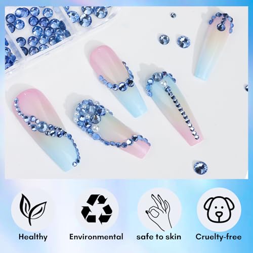 makartt-strass-pour-ongles-multi-tailles-1110-pi-ces-gems-dos-plat-en-6-dimensio image 5