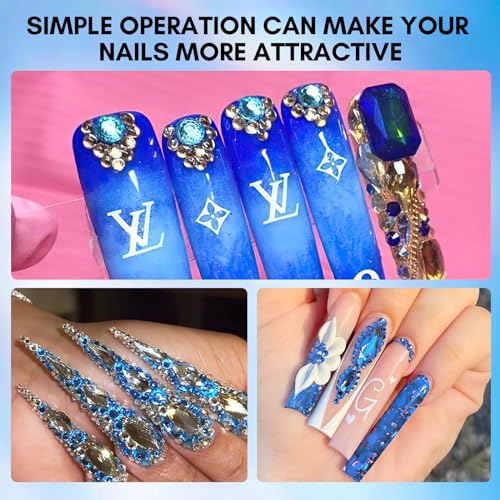 makartt-strass-pour-ongles-multi-tailles-1110-pi-ces-gems-dos-plat-en-6-dimensio image 8