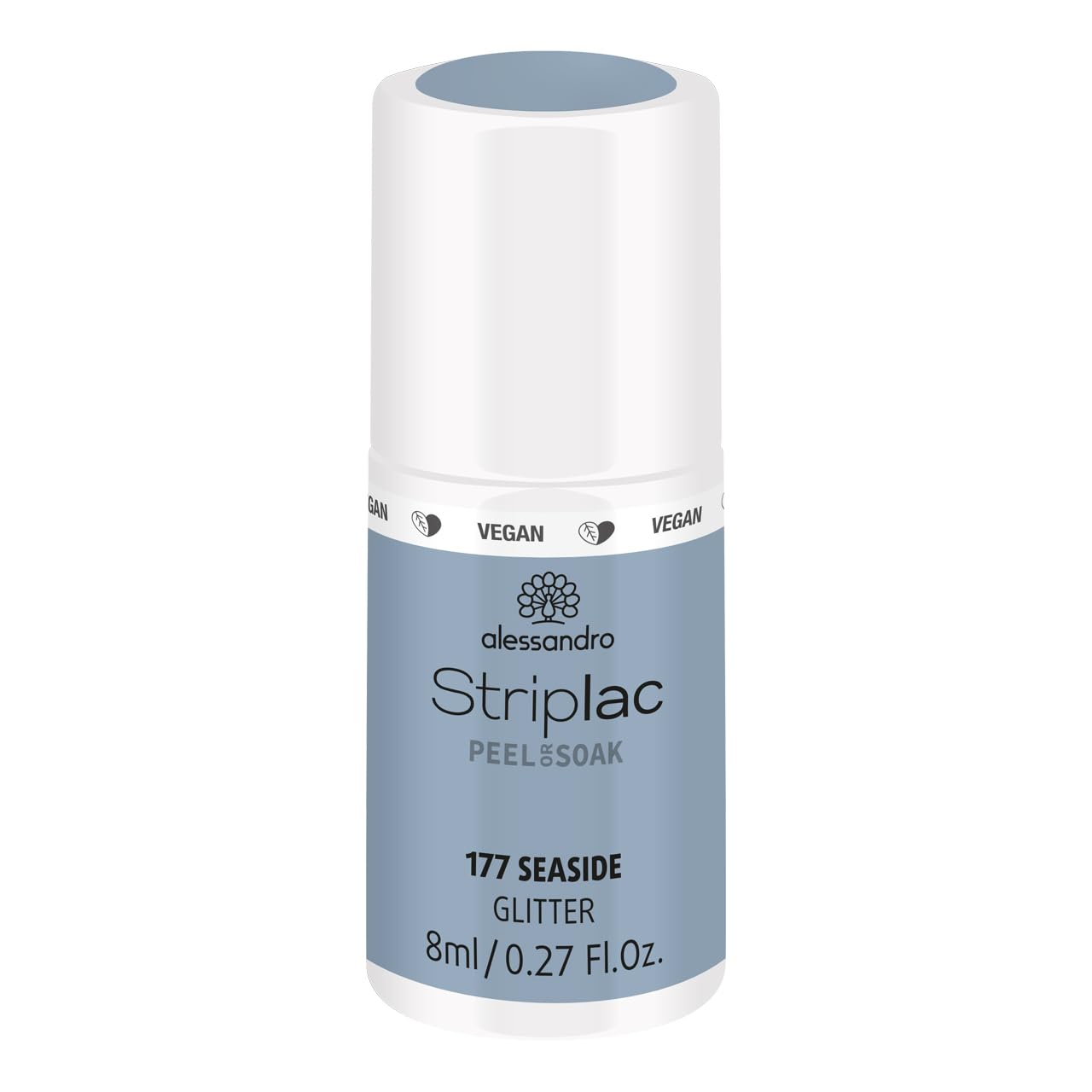 alessandro-striplac-seaside-8-ml-vernis-ongles-uv-peel-off-bleu-chatoyant-vegan- image 1