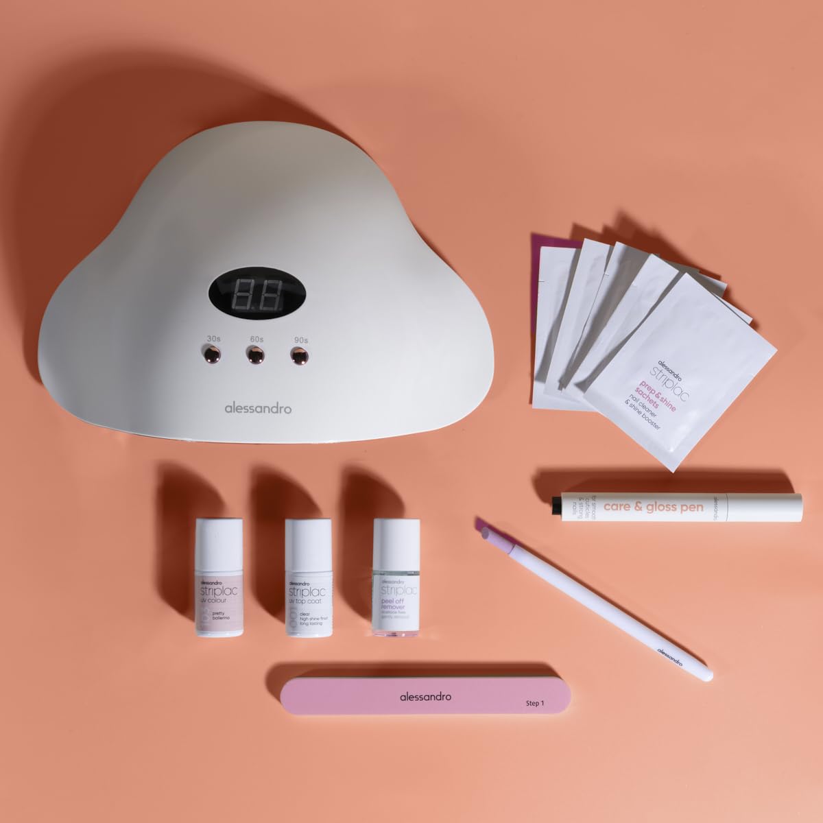 alessandro-striplac-kit-vernis-uv-starter-set-ongles-secs-avec-lampe-led-tenue-1 image 4