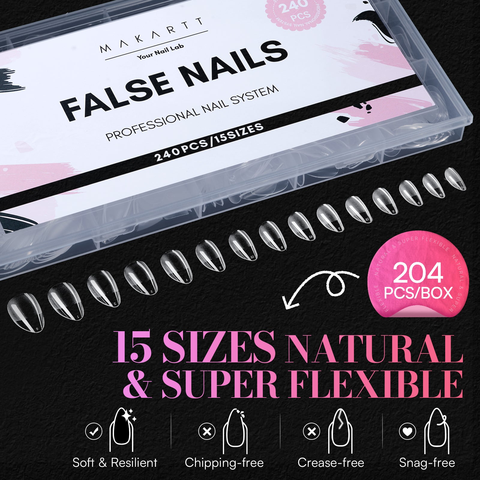 makartt-nail-tips-almond-capsules-pleines-et-demi-couvertes-multi-formes-240-pi- image 7