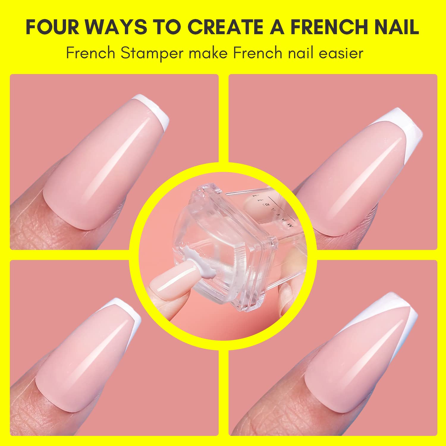 makartt-kit-de-stamping-french-nail-art-tampon-ongles-grattoir-et-6-feuilles-de- image 2