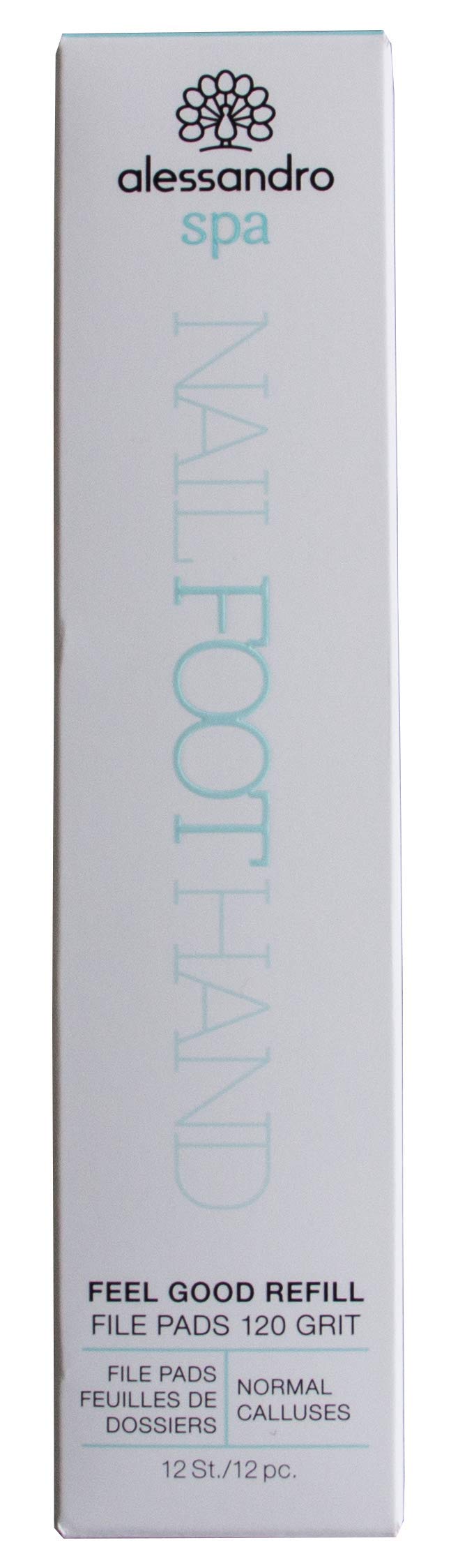 alessandro-spa-feel-good-recharge-12-feuilles-de-lime-callosit-s-jetables-120-gr image 1