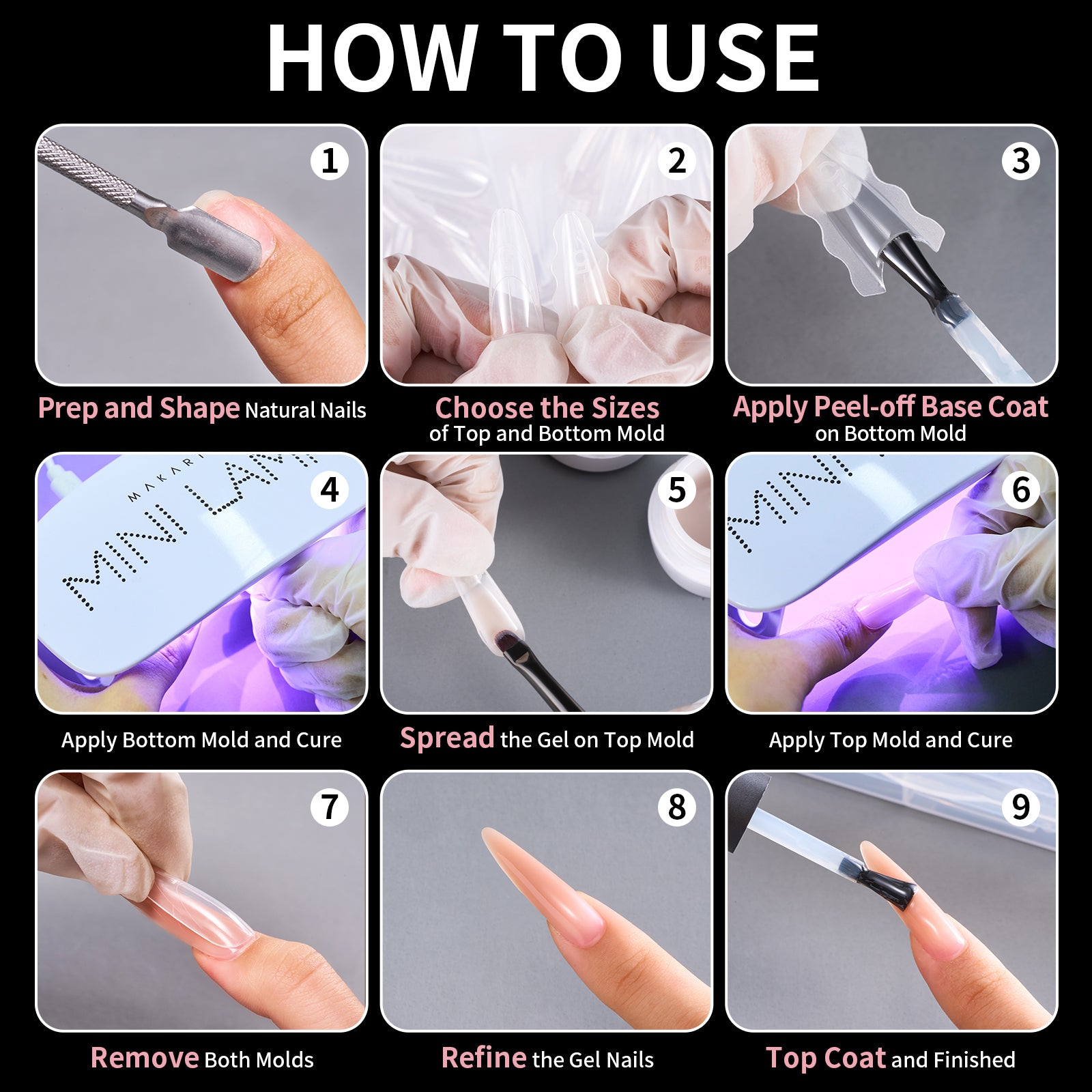 makartt-sandwich-dual-nail-forms-formes-ongles-dual-pour-extension-gel-et-polyge image 8
