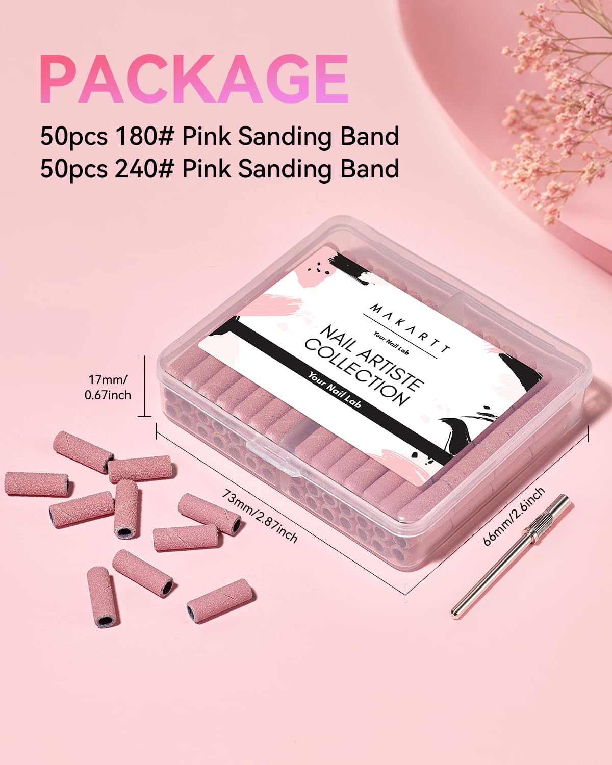 makartt-mini-sanding-bands-roses-pour-perceuse-ongles-bagues-abrasives-multi-gra image 7