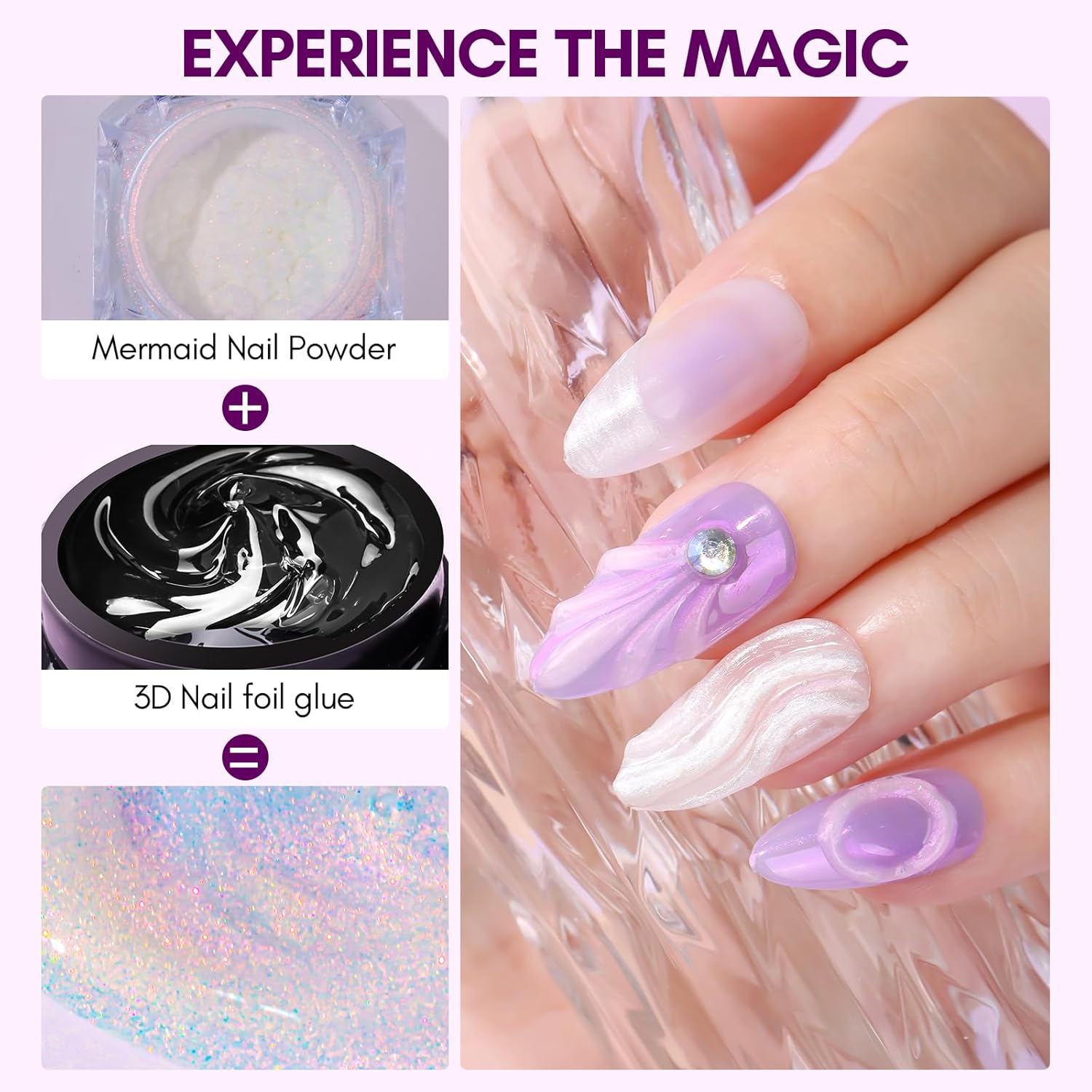 makartt-colle-feuille-de-nail-art-3d-artistic-gel-foil-de-transfert-8-g-avec-pin image 2
