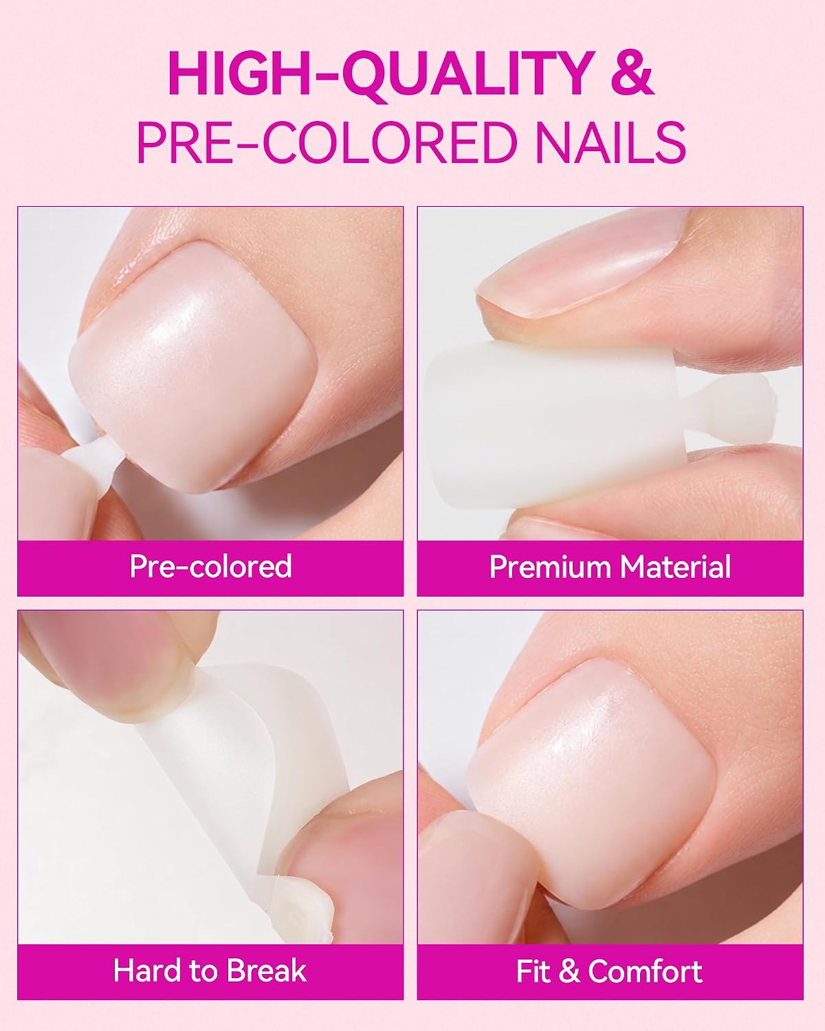 makartt-short-square-round-toe-nail-tips-capsules-d-ongles-de-pieds-carr-es-arro image 4