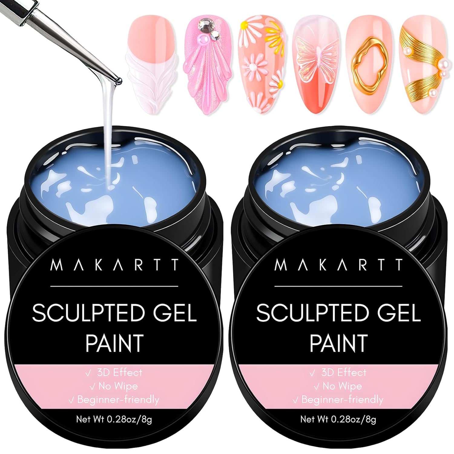 makartt-gel-nail-art-3d-transparent-s-rie-clear-pot-8-g-pour-modelage-3d-et-scul image 4