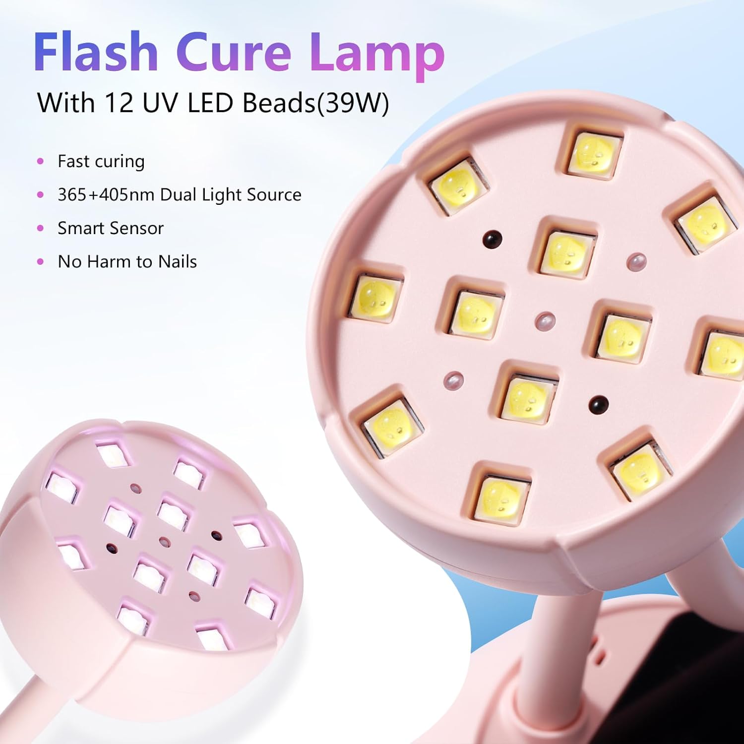 makartt-gooseneck-lampe-uv-led-ongles-39w-col-de-cygne-flexible-pour-gel-et-pres image 2