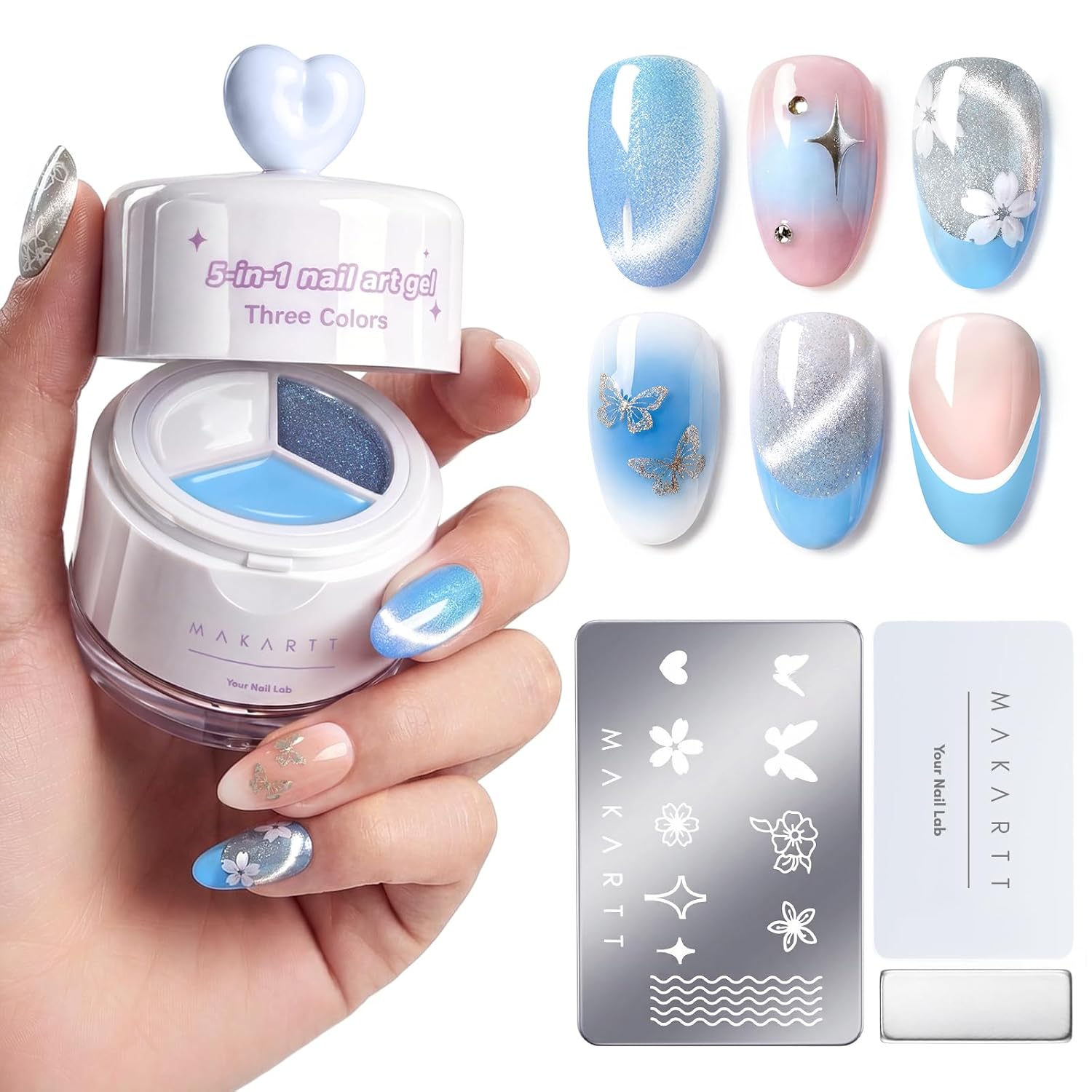 makartt-colorpot-5-en-1-kit-nail-art-gel-avec-mini-lampe-uv-gel-polish-tampon-t- image 7