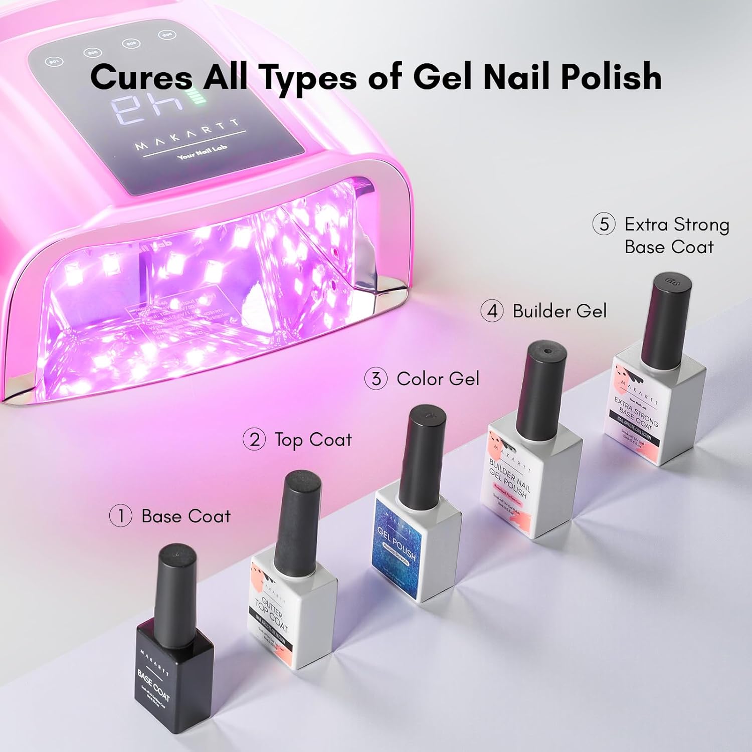 makartt-fast-curing-uv-led-nail-lamp-lampe-ongles-s-chage-rapide-pour-vernis-gel image 2