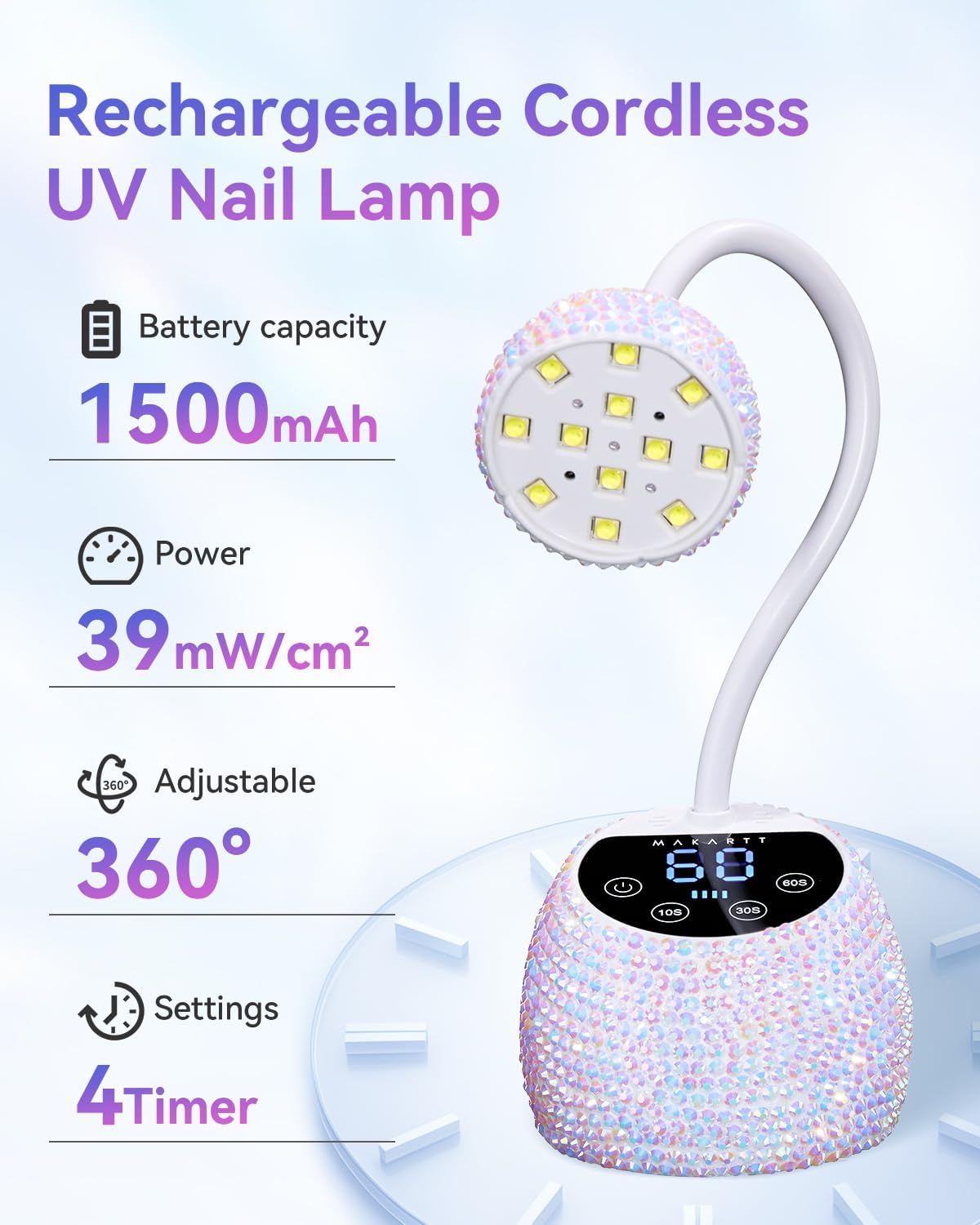 makartt-gooseneck-flash-cure-uv-led-nail-lamp-lampe-flash-col-de-cygne-pour-ongl image 5