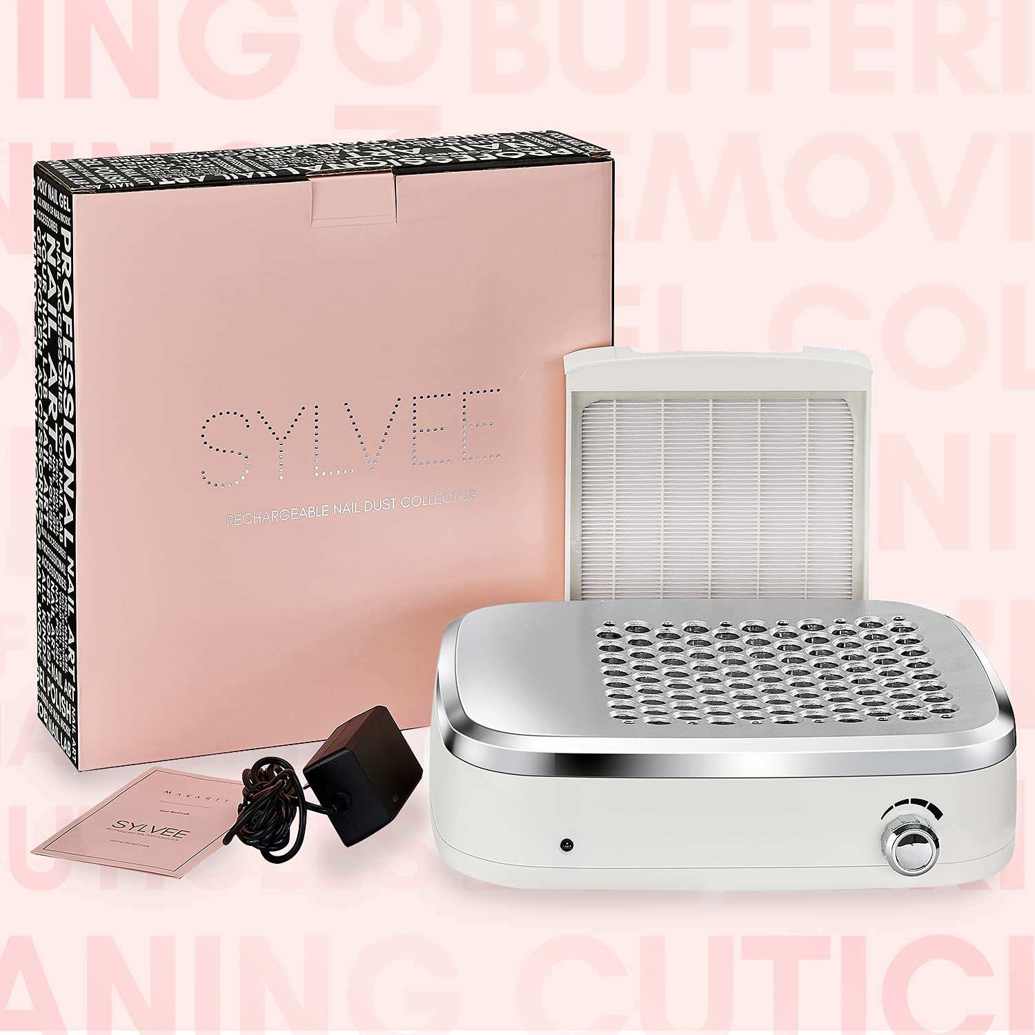 makartt-sylvee-aspirateur-ongles-professionnel-rechargeable-collecteur-de-poussi image 2