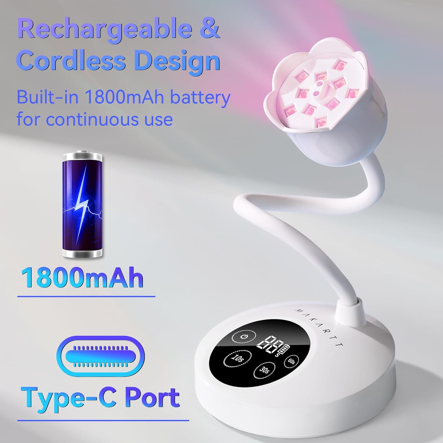 makartt-lotus-flower-lampe-uv-30w-pour-ongles-en-gel image 3