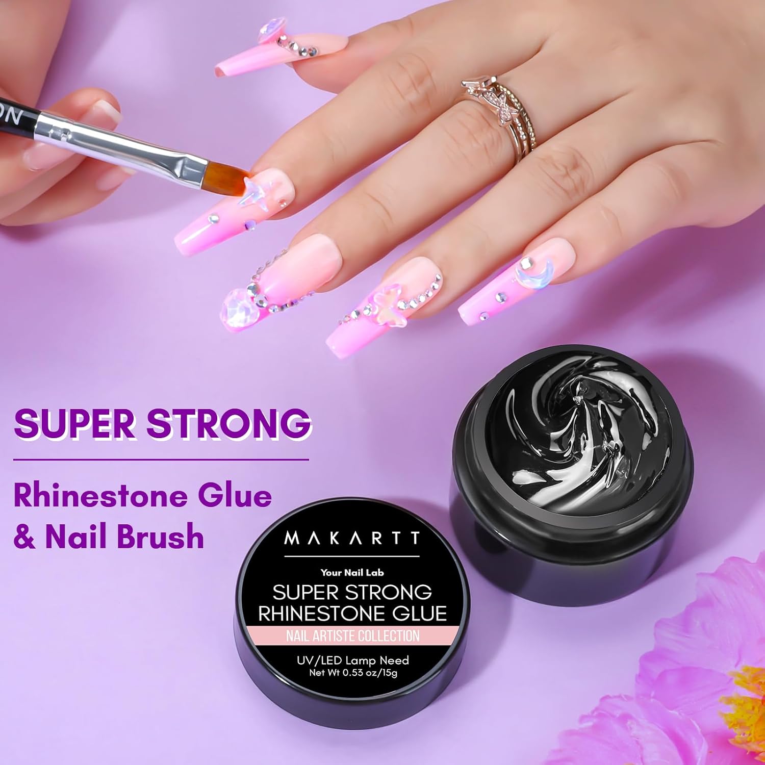 makartt-gel-strass-super-adh-sif-avec-pinceau-kit-colle-rhinestones-pour-nail-ar image 2