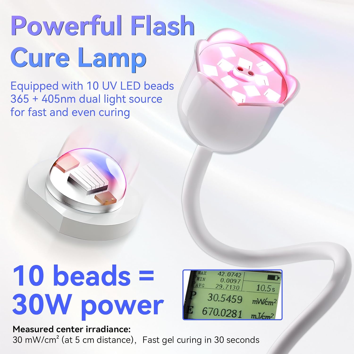 makartt-lotus-flower-lampe-uv-30w-pour-ongles-en-gel image 2