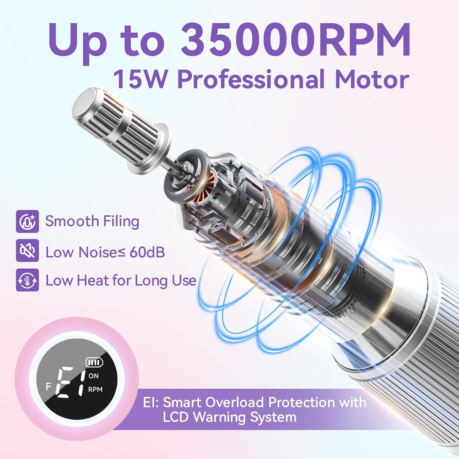 makartt-yeeyan-perceuse-ongles-lectrique-35-000-rpm image 2