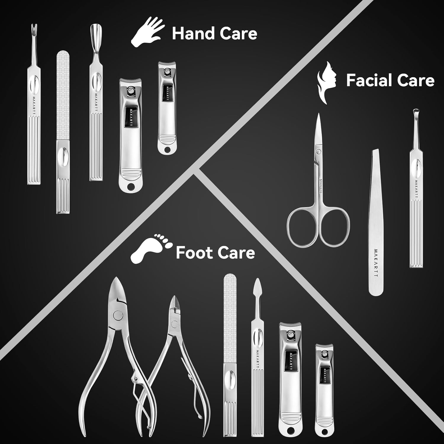 makartt-professional-nail-care-clippers-set-coffret-de-manucure-professionnel-11 image 2