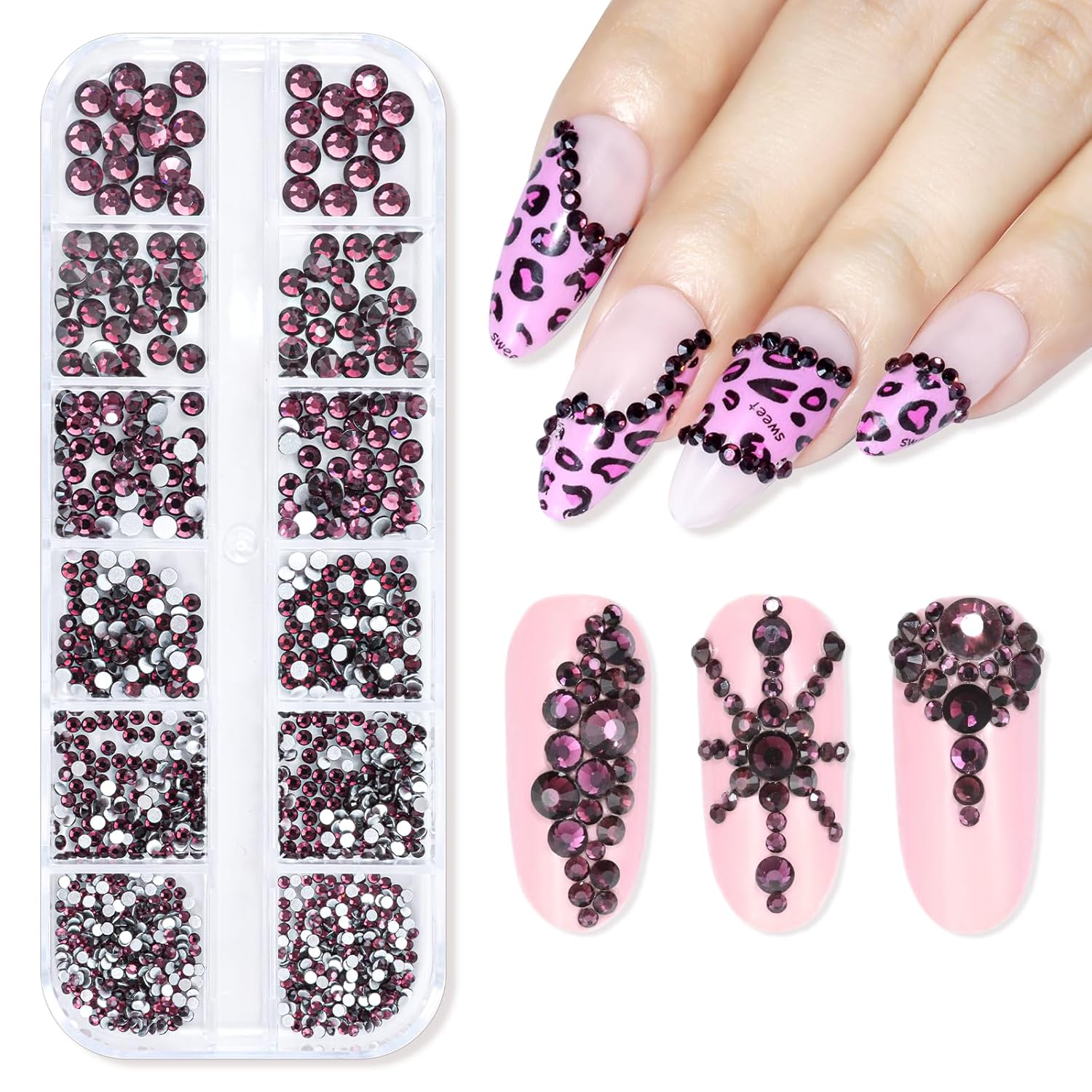 makartt-nail-decoration-rhinestone-set-coffret-de-strass-et-pierres-d-coratives- image 1