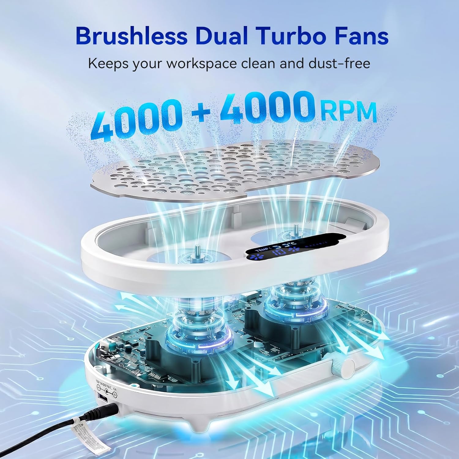 makartt-4000rpm-dual-turbo-fan-collecteur-de-poussi-re-d-ongles-double-turbo-400 image 4