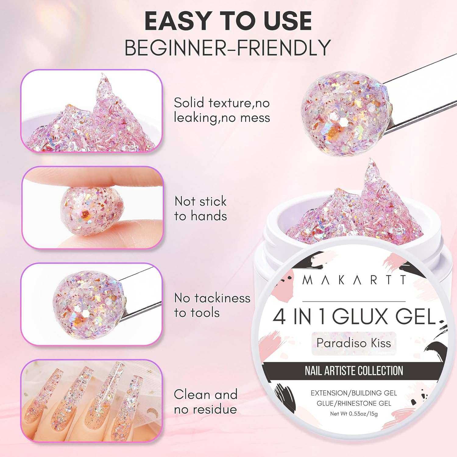 makartt-kit-gel-3d-nail-art-gel-de-sculpture-color-pour-d-corations-nail-art-en- image 3