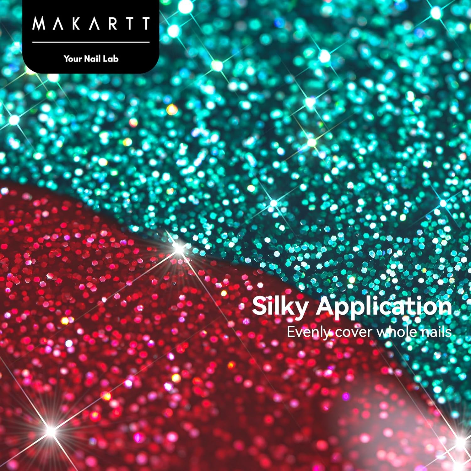 makartt-christmas-glitter-gel-nail-polish-set-coffret-vernis-gel-paillet-rouge-e image 2