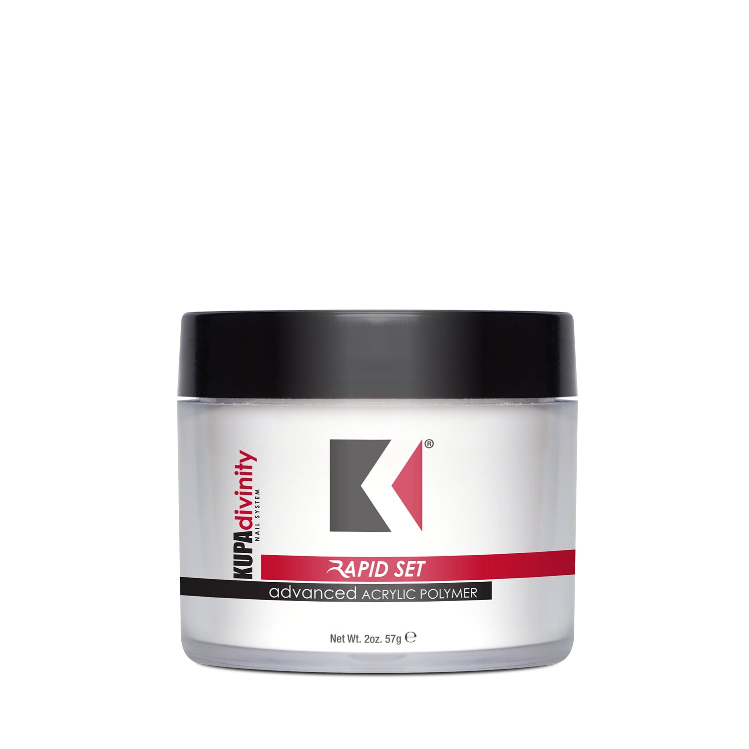 kupa-divinity-rapid-set-acrylic-powder-clear-2-oz-poudre-acrylique-transparente- image 1