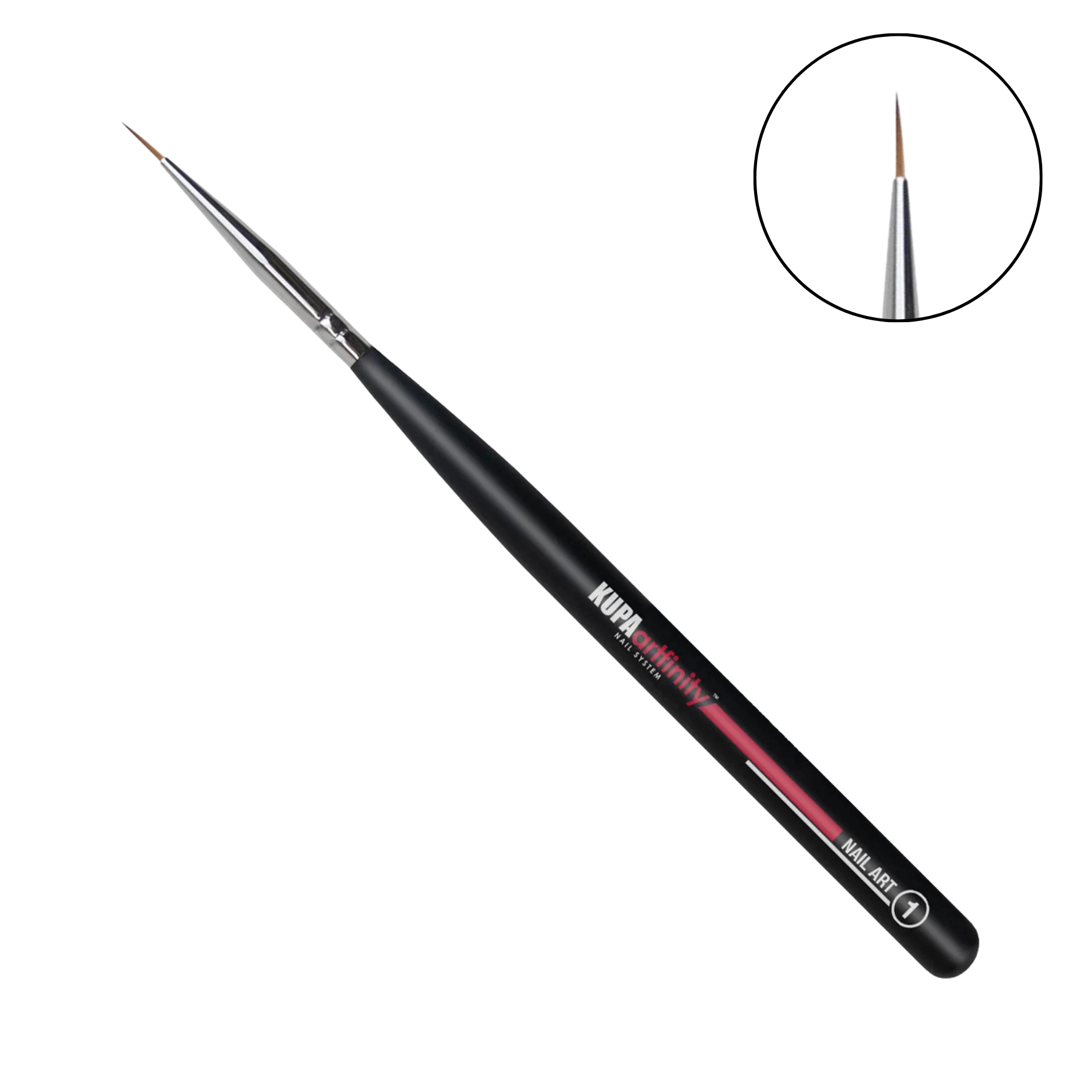 kupa-artfinity-nail-art-brush-1-pinceau-nail-art-fin-pour-liner-d-tails-acryliqu image 1