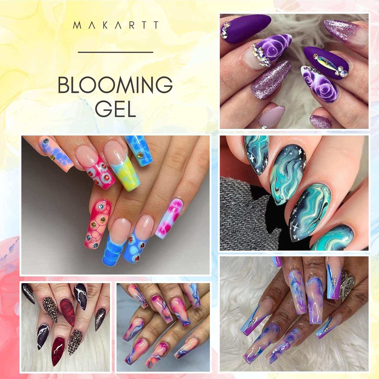 makartt-blooming-gel-polish-15ml-gel-effet-fleuri-aquarelle-pour-nail-art-marbre image 2