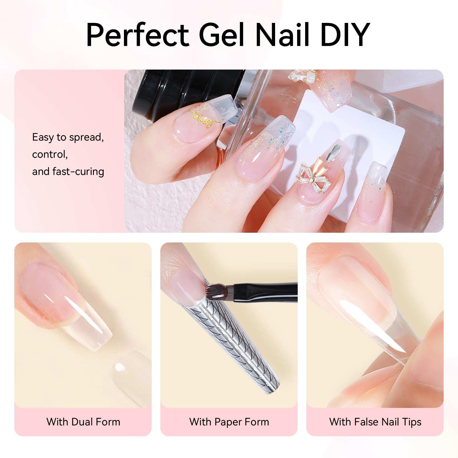 makartt-poly-gel-nail-6pcs-set-15-ml-coffret-de-6-gels-polygel-pour-extensions-d image 3