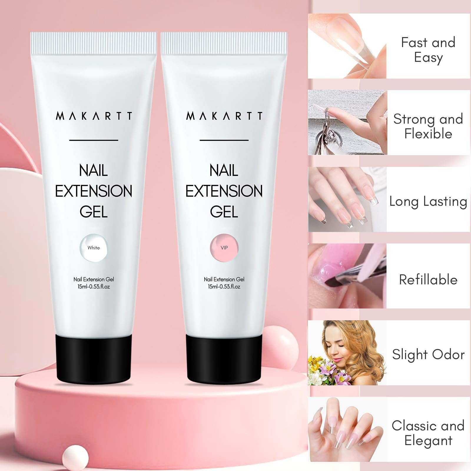 makartt-all-in-one-poly-gel-nail-extension-kit-kit-complet-d-extensions-d-ongles image 4
